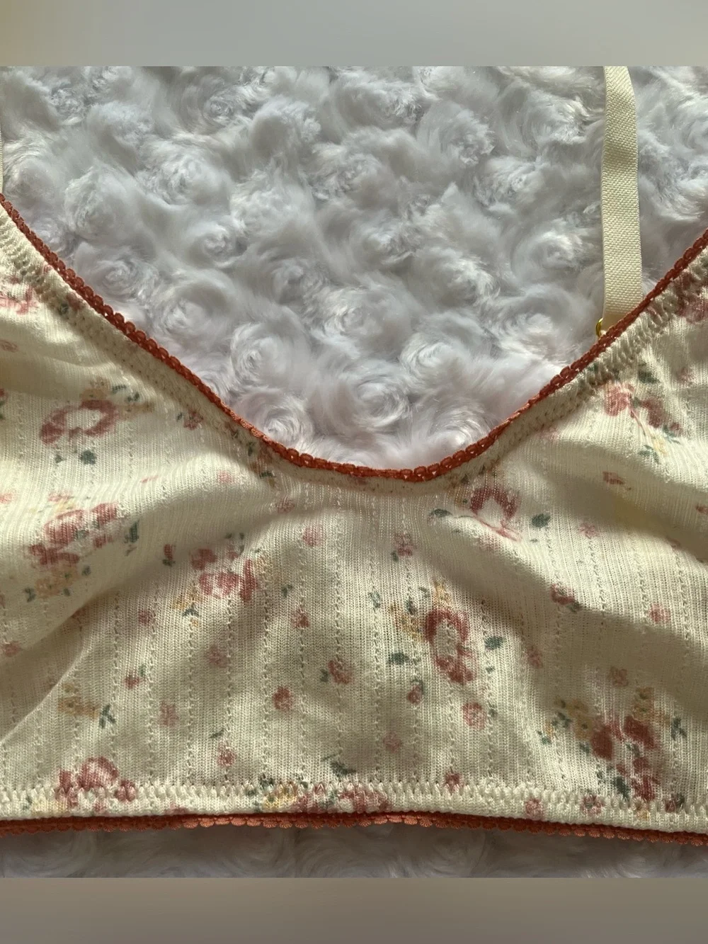 FREE PEOPLE Printed Pointelle Bralette and Undies Set.  MWOT